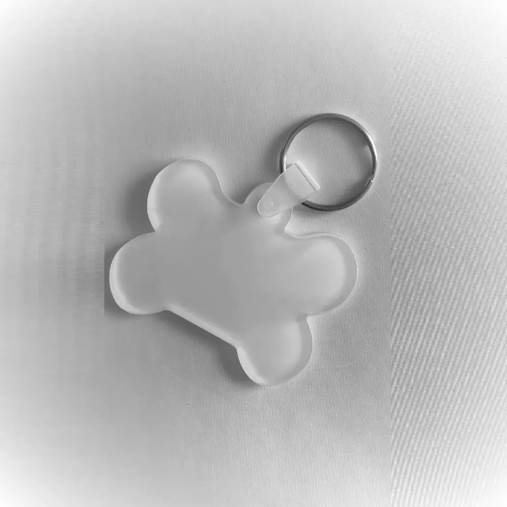 Acrylic Keyring Bone | Sublimation Blanks