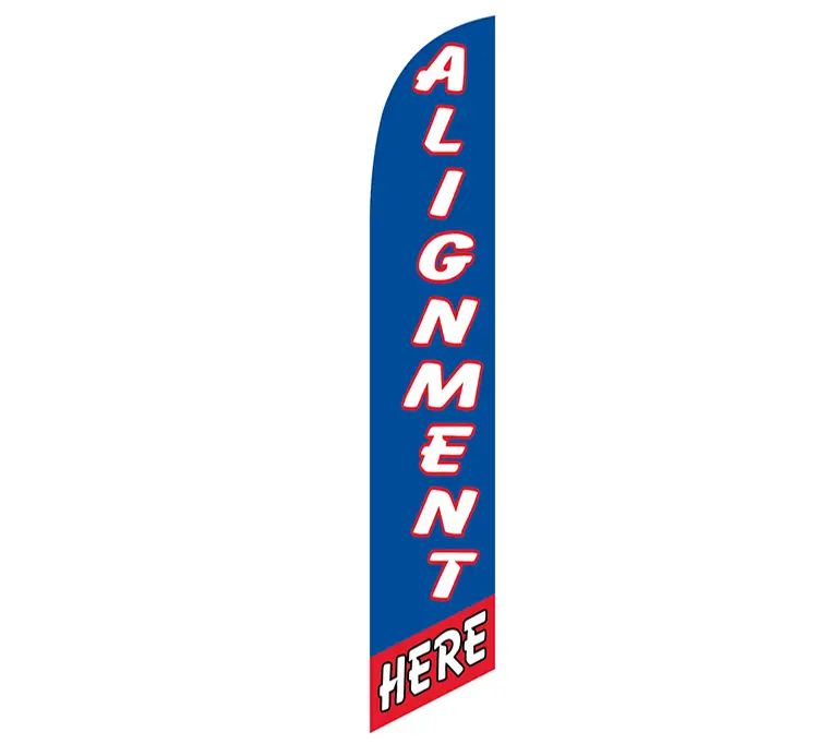 Alignment Here Banner Flag