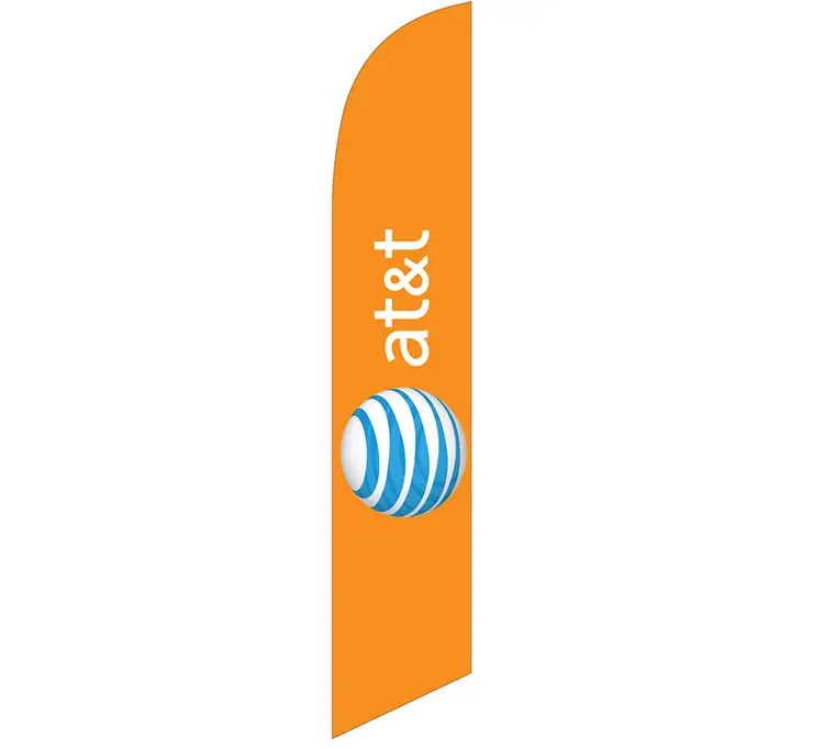 AT&T Orange Banner Flag