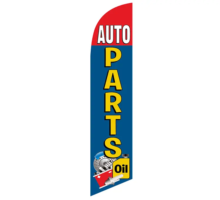 Auto Parts Banner Flag