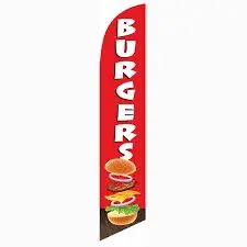 Burgers Banner Flag