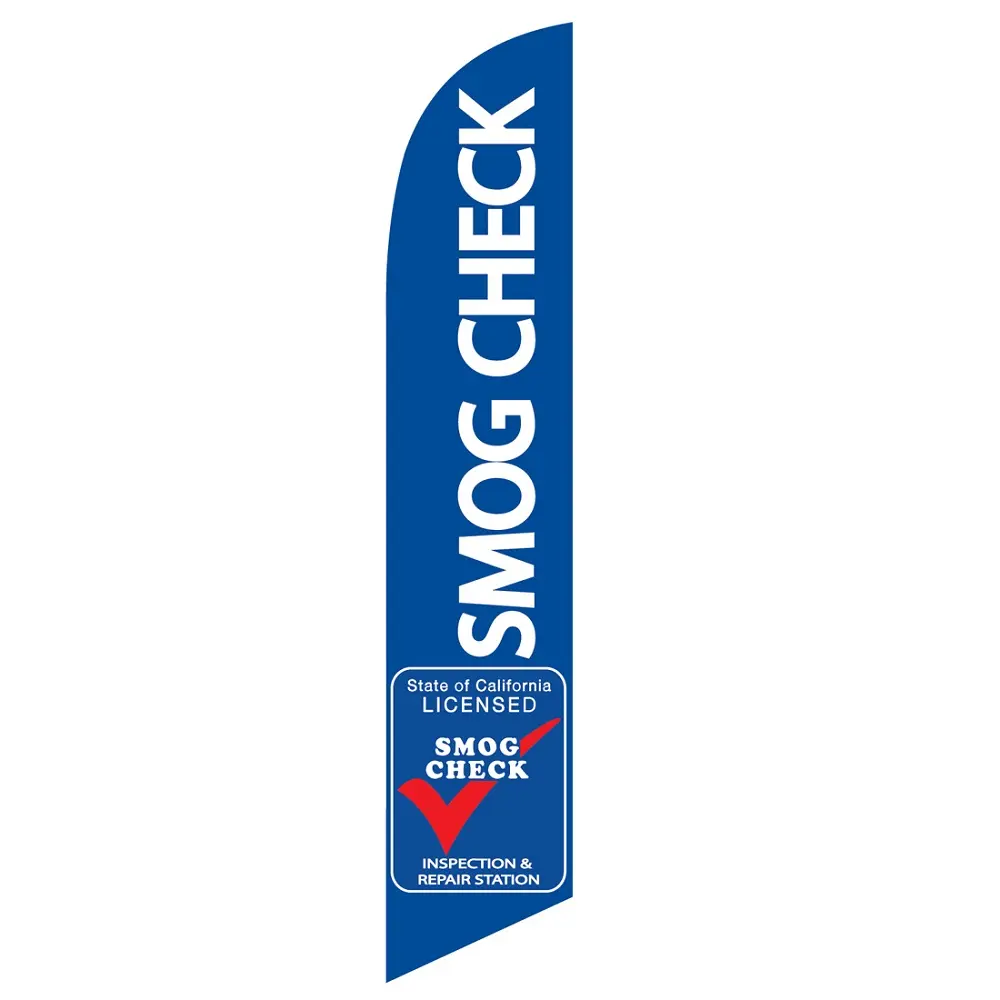 California Smog Check  Banner Flag