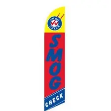 California State Smog Check Banner Flag