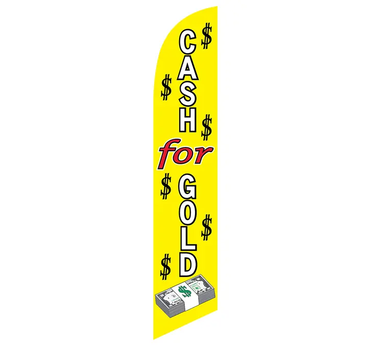 Cash for Gold Banner Flag