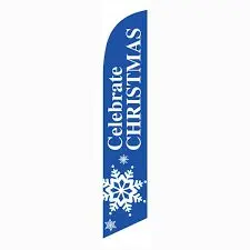 [PF-026190] Celebrate Christmas Banner Flag