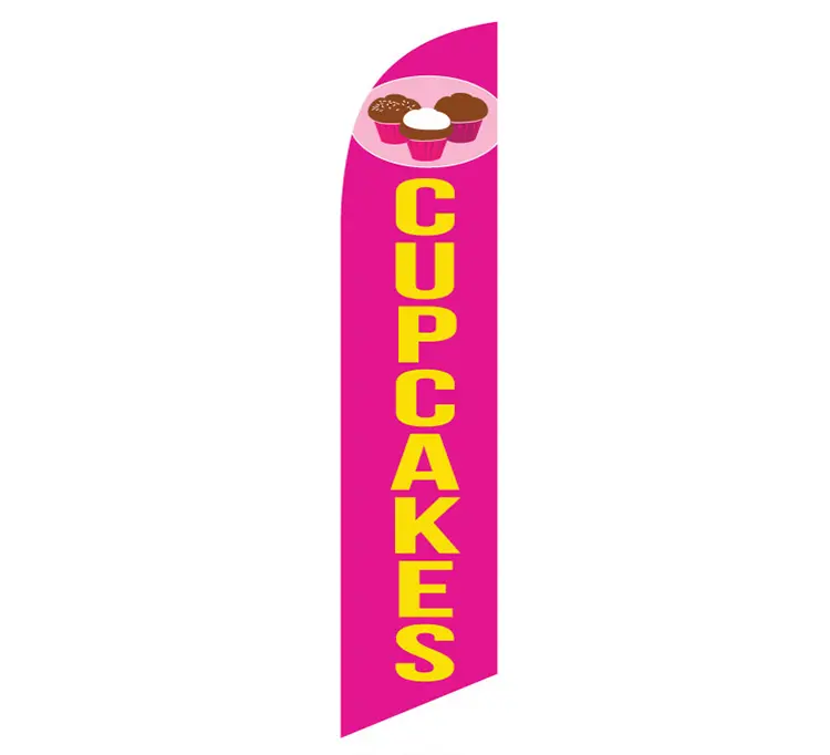 Cupcakes Banner Flag
