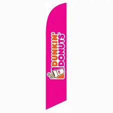 [PF-026415] Drive Thru Dunkin’ Donuts Banner Flag