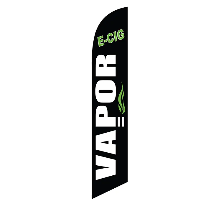 E-Cig Vapor Banner Flag