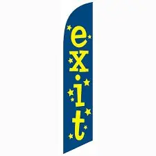 Exit Banner Flags