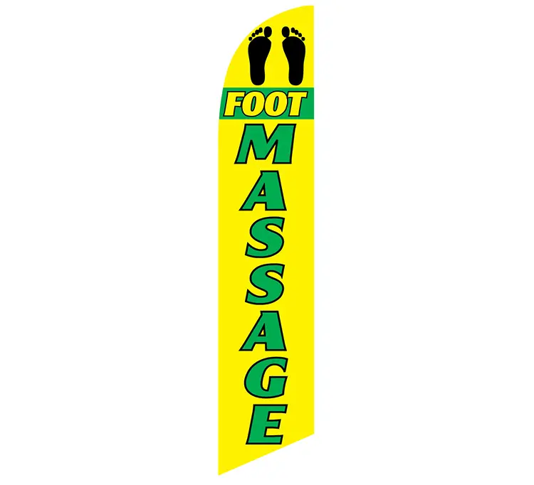 [PF-026522] Foot Massage Banner Flag