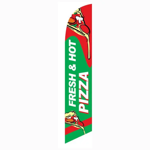 Fresh and Hot Pizza Banner Flag 5502
