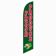 [PF-026536] Fresh Produce Banner Flag