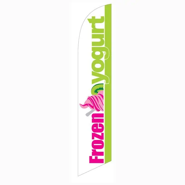 [PF-026542] Frozen Yogurt Banner Flag