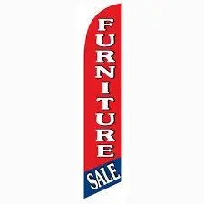 Furniture Sale Banner Flag Red