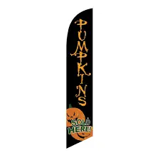 Halloween Pumpkins Banner Flag