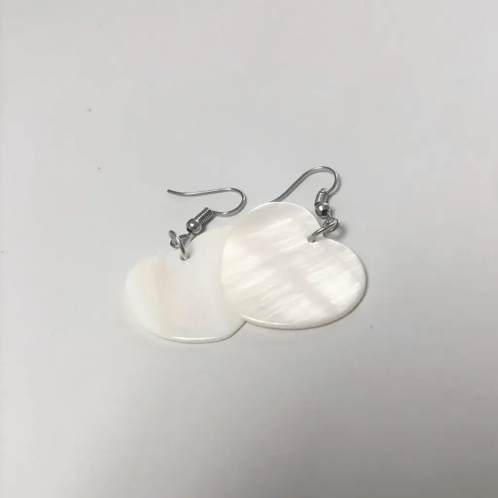 Hearts Shell Earring | Sublimation Blanks