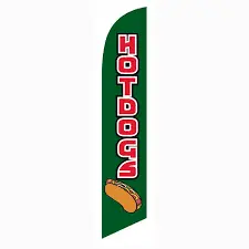 [PF-026725] Hot Dogs Banner Flag