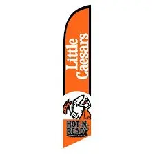 Hot -N- Ready $5 Little Caesars Banner Flag