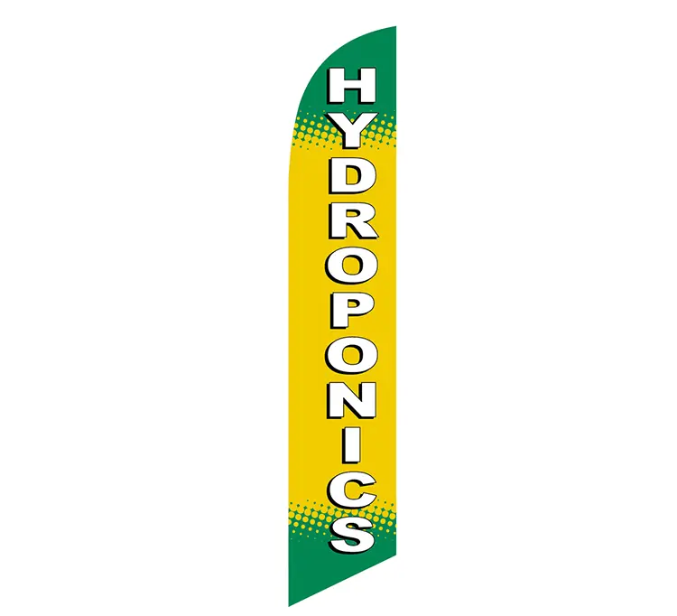 Hydroponics Banner Flag