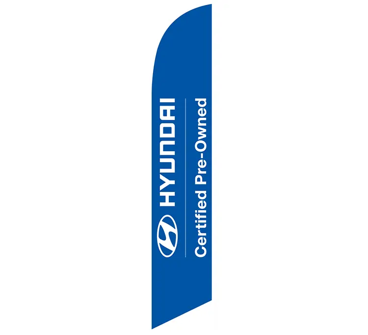 [PF-026731] Hyundai Certified Pre-Owned Banner Flag
