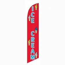 Ice Cream Banner Flag