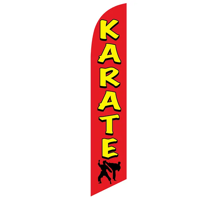 Karate Banner Flag