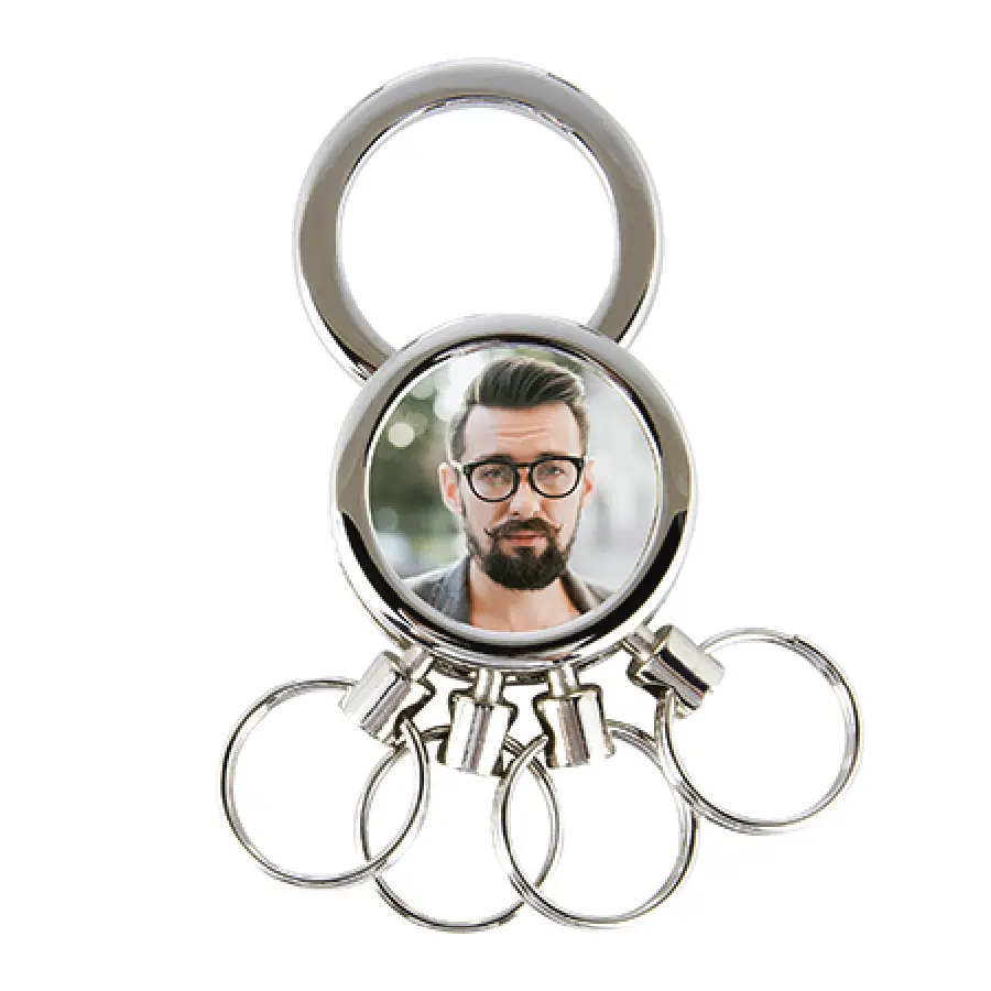 [PF-026799] Keyring Four Circle | Sublimation Blanks