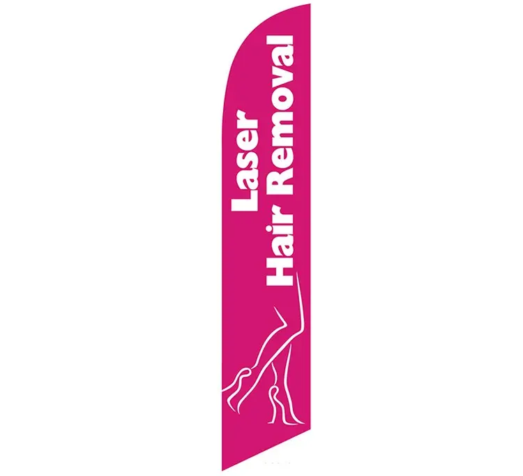 Laser Hair Removal Banner Flag