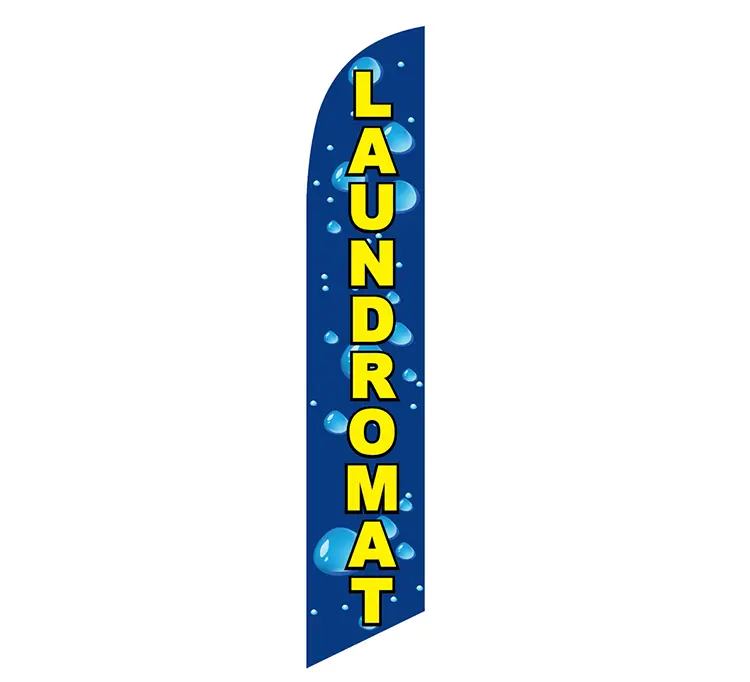[PF-026830] Laundromat Banner Flag