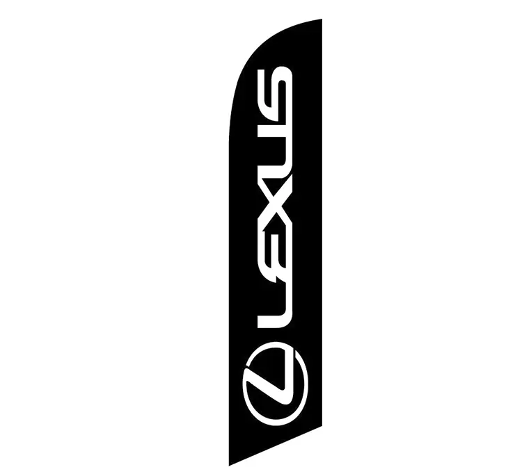 Lexus Black Banner Flag