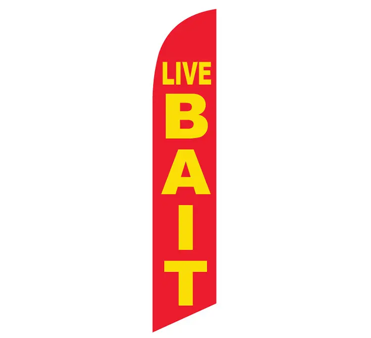 Live Baits Banner Flag