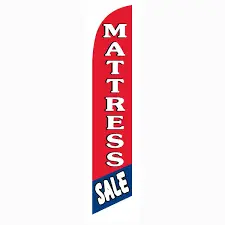 Mattress Sale Banner Flag Red