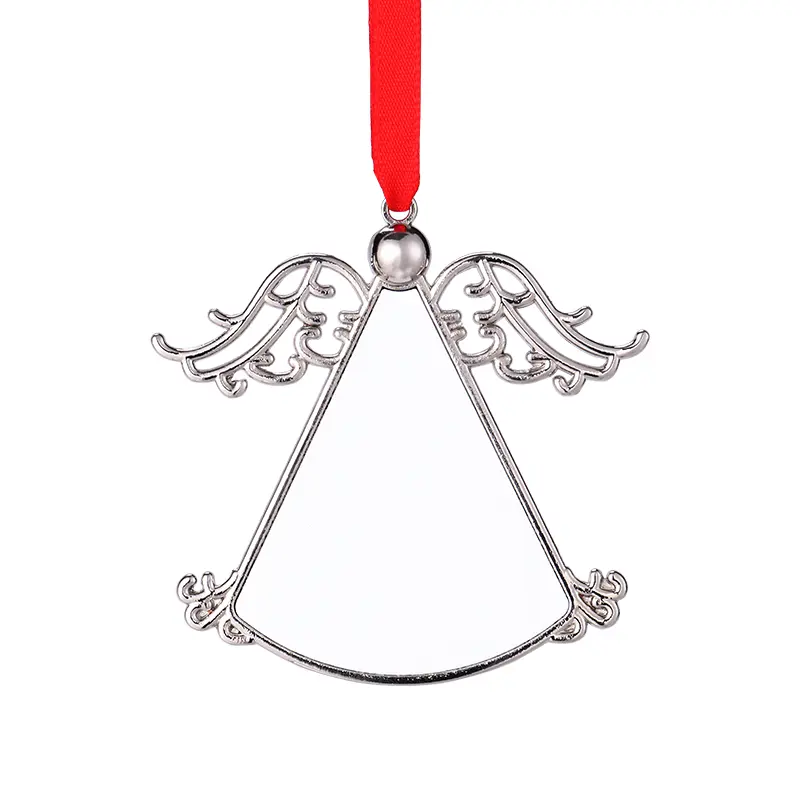 [PF-026940] Metal Angel Wing Ornaments | Sublimation Blanks