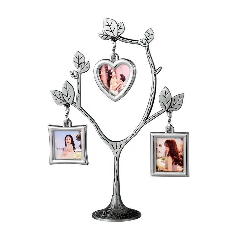 [PF-026947] Metal Branches Photo Ornaments | Sublimation Blanks