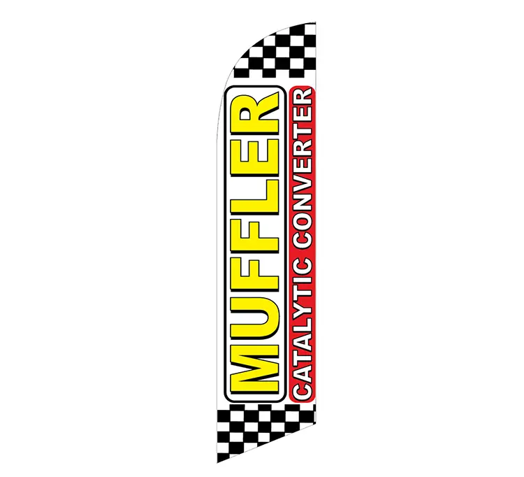 Muffler Catalytic Converter Banner Flag