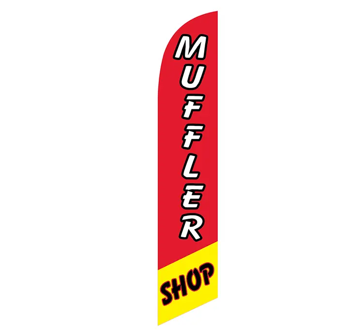 [PF-027024] Mufflers Shop Banner Flag