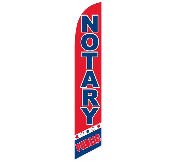 Notary Public Banner Flag