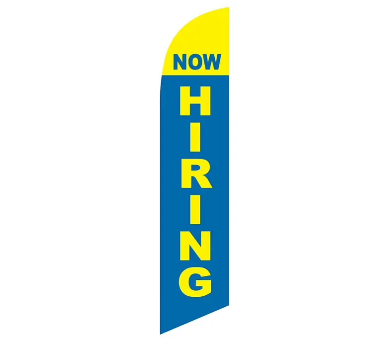 [PF-027090] Now Hiring Banner Flag