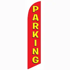 Parking Banner Flag