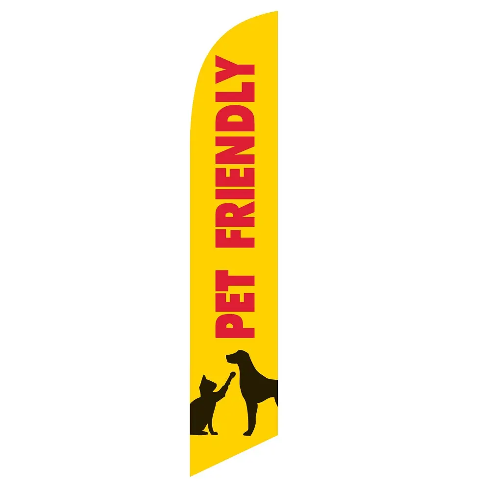 Pet Friendly Banner Flag