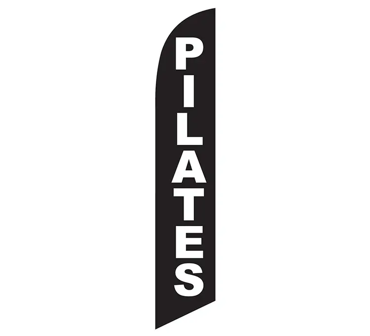 Pilates Banner Flag