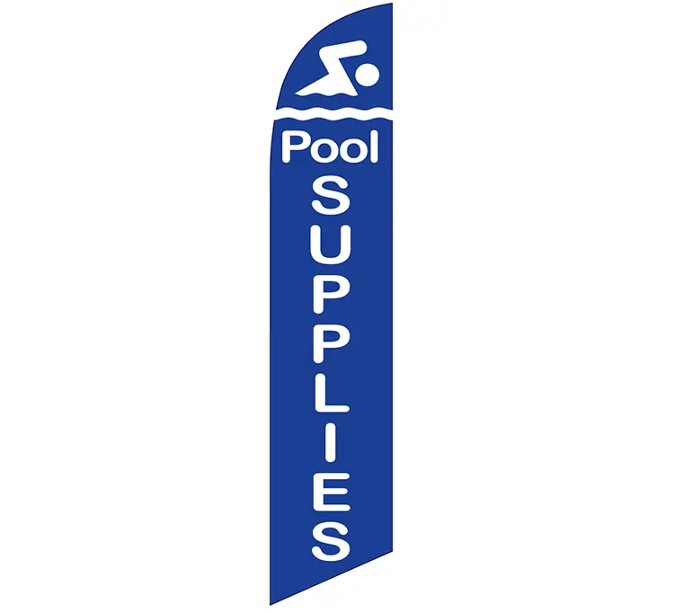 Pool  Supplies Banner Flag