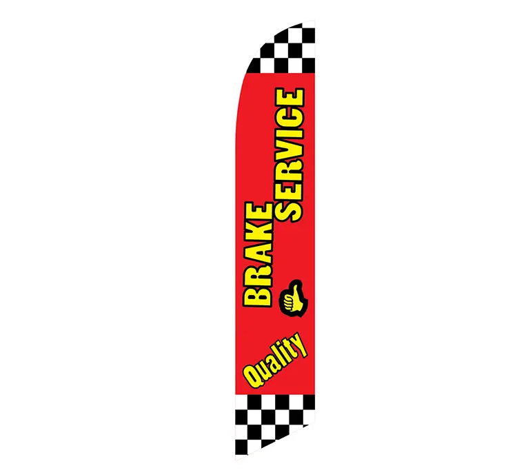 Quality Car Brake Service Banner Flag