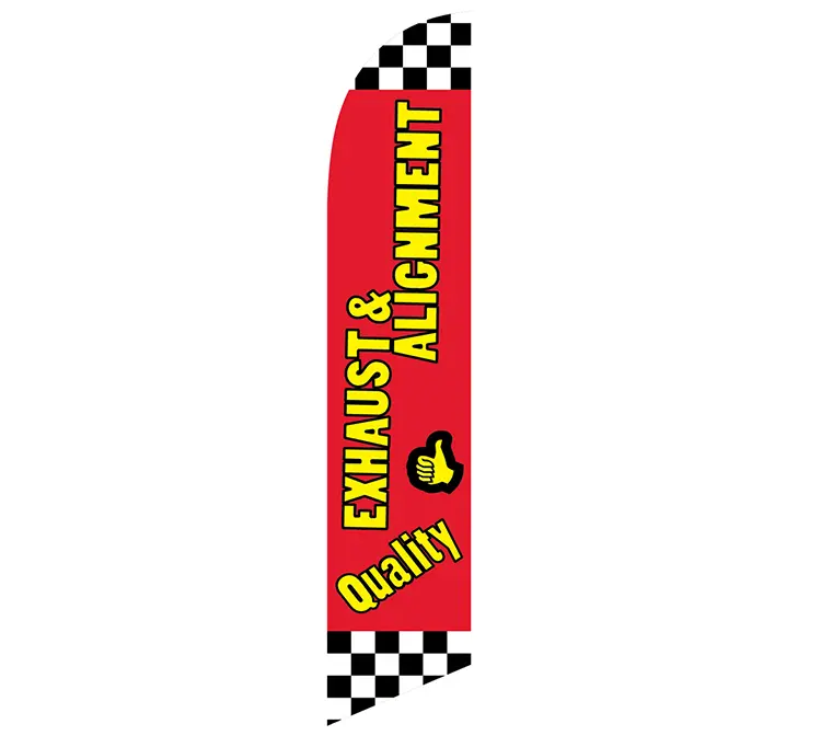 Quality Exhaust & Alignment Banner Flag
