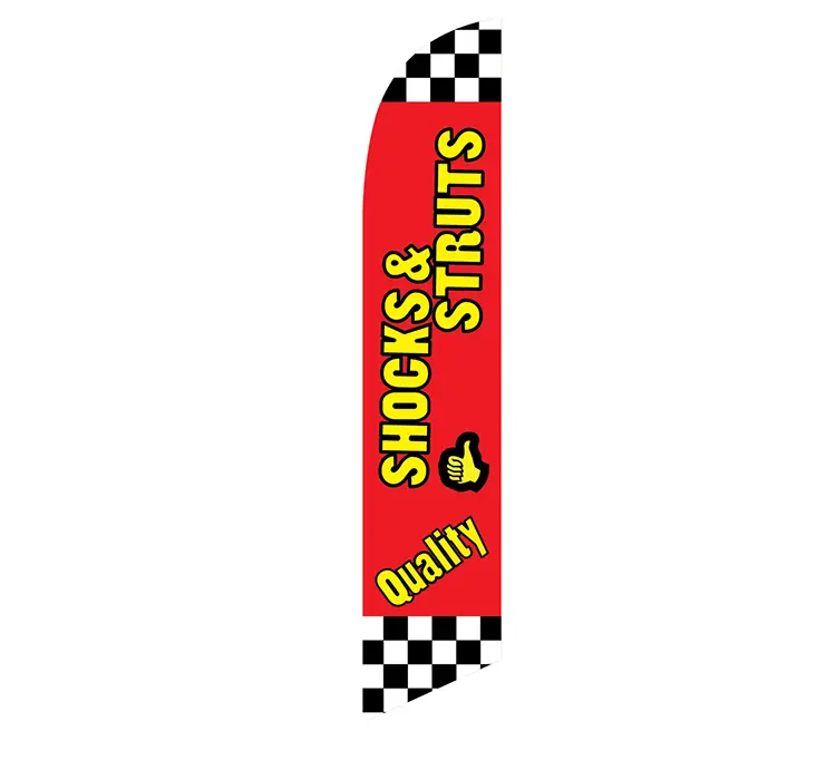 [PF-027381] Quality Shocks & Struts Banner Flag