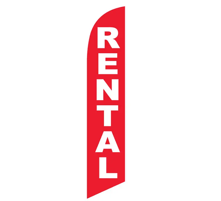 Rental Banner Flag