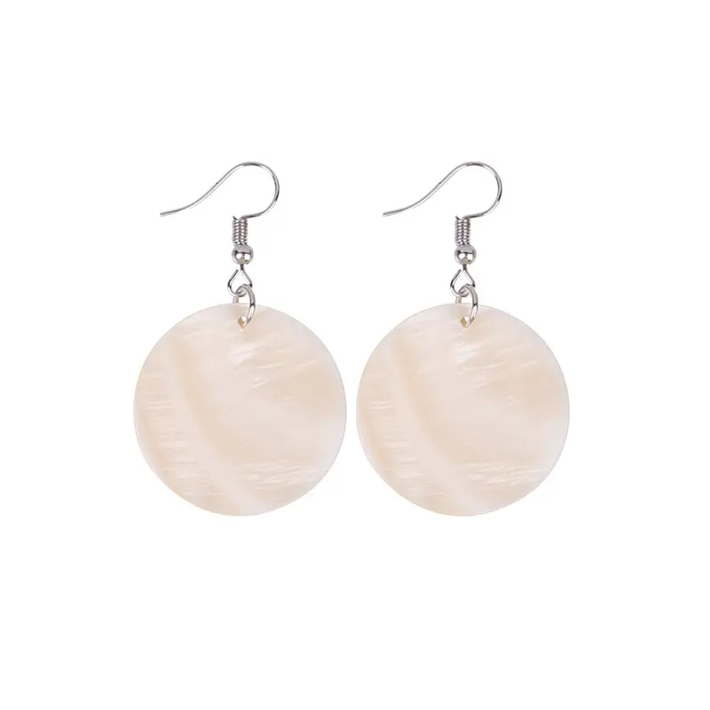 Round Shell Earring | Sublimation Blanks