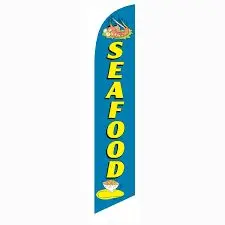 [PF-000438] Seafood Banner Flag