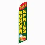 [PF-027628] Special Burgers and Fries Banner Flag