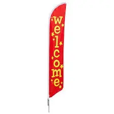 Star Welcome Banner Flag